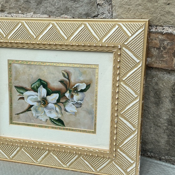 Crystal Art Gallery Framed wall picture magnolia print - Picture 5 of 10